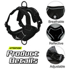 Dog Harness Leash Set For Small Medium Dogs Cat Hiking Adjustable Puppy Leash Reflective Harness Vest Chihuahua Pug Pet Supplies