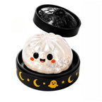 Halloween Dumpling Stress Toy Glitter Halloween Dumpling Pressure Dumpling Squishie Stress Relief Fidget Toy for Adults Gift