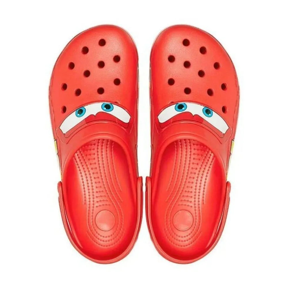 Lightning McQueen Kids Sandals – Cartoon Summer Beach Slippers