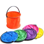 2PCS Collapsible Beach Sand Bucket Outdoor Play Set