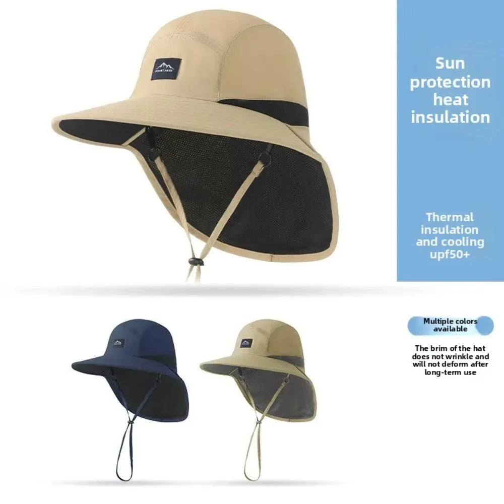 Waterproof Wide Brim Sun Hat for Hiking and Outdoor Adventures