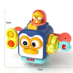 Montessori Busy Board Cube Sensory Toy – Toddler Learning Activity
