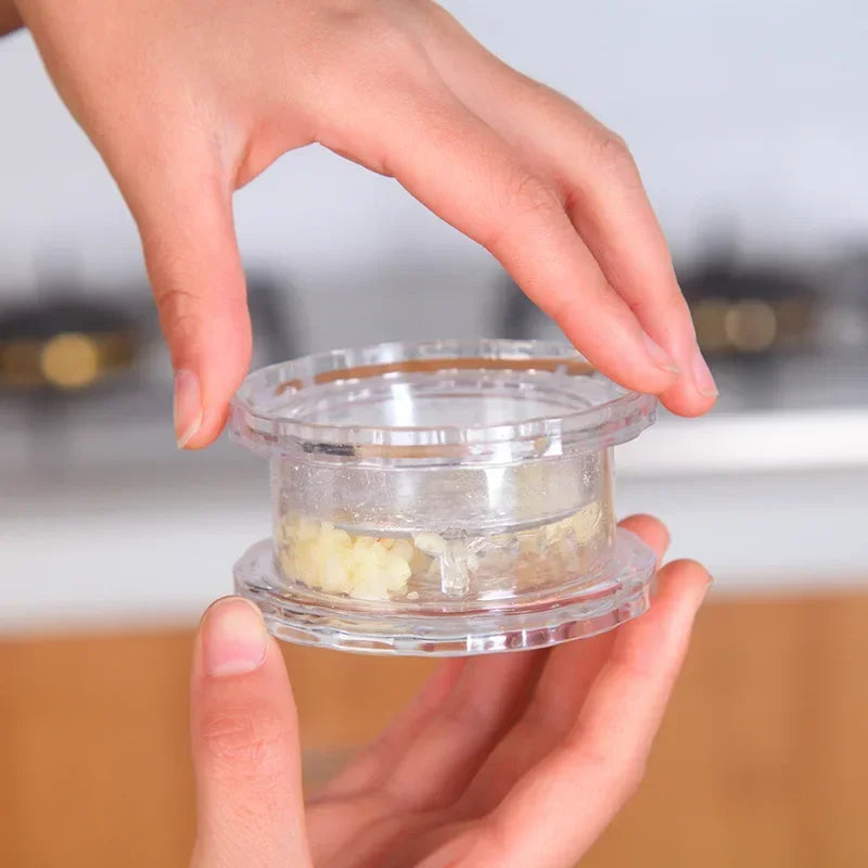 Manual Multifunctional Garlic Crusher – Rolling Garlic Press & Chopper