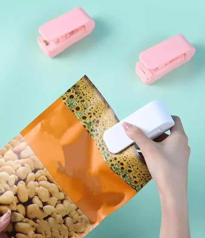 Portable Handheld Bag Sealer – Mini Heat Sealer for Plastic Snack Bags
