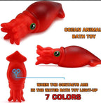 Glowable Animal Washing Water Set Floating Water Light Net Fishing Fish Playing Water Toys Children's Baby Bath Toys Floating