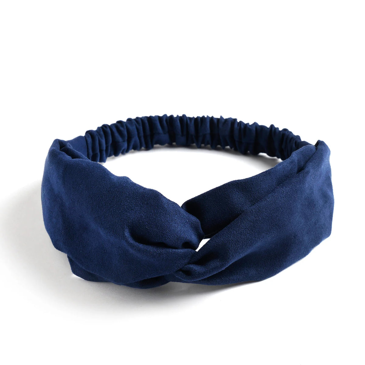 Cross Turban Twist Knot Boho Suede Headband for Women