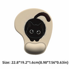 Non-Slip Cartoon Animal Mouse Pad Soft Ergonomic Comfortable Wrist Rest Smooth Surface Silicone Desktop Wrist Support