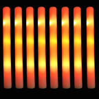 30Pcs Foam Glow Sticks with 3 Modes Colorful Led Flashing Glow Stick Glow in The Dark Party Supplies for Wedding Raves Concert