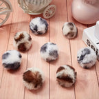 3PCS Leopard Plush Cat Toy Balls for Interactive Indoor Play