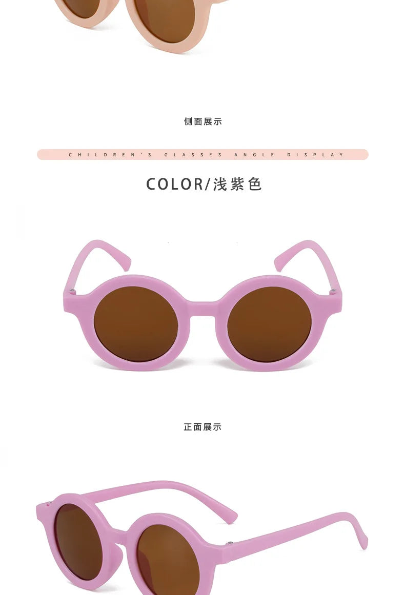 Round UV400 Baby & Kids Sunglasses for Ages 1–7