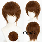 ND Light Yagami Cosplay Wig Anime Death Note Cosplay Light-brown Hair for Halloween Theme Costume High Quality Kanekalon Hair