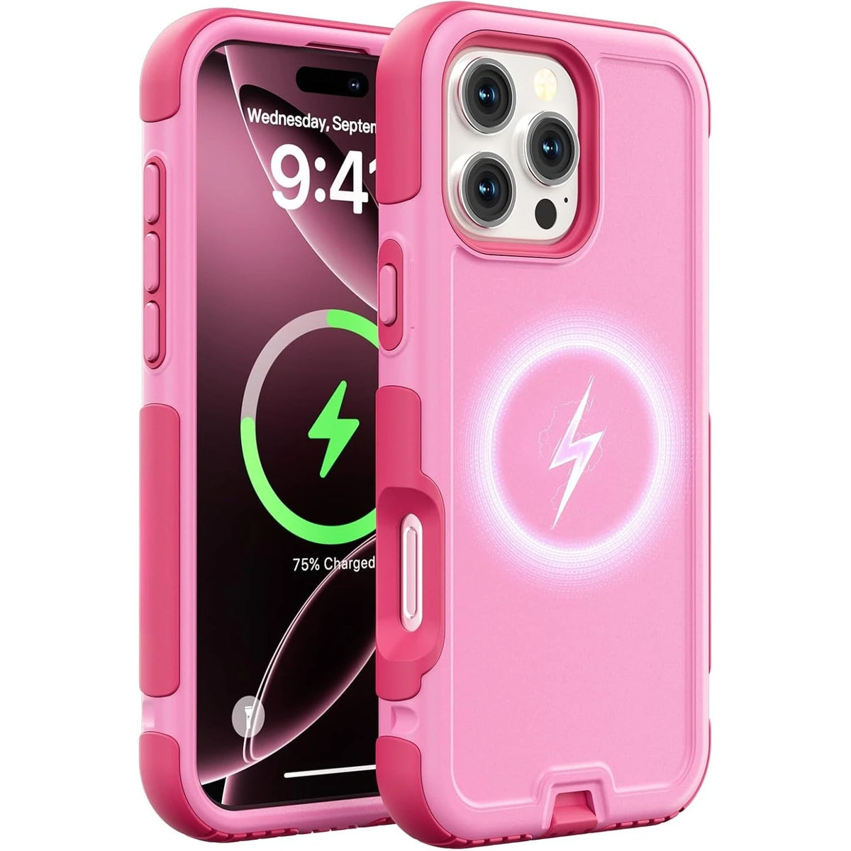 For MagSafe Heavy-Duty OTT Armor Phone Case For iPhone 18/17/16/15/14 Pro Max Plus Magnetic Military Grade Drop Protection Cover