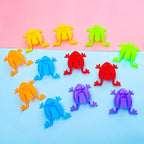 20PCS Colorful Jumping Frog Bouncing Toy Set for Kids