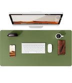 Large Mouse Pad,Office Desk Mat, Leather Desk Pad Protector, Non-Slip PU Leather Desk Blotter, Laptop Desk Pad