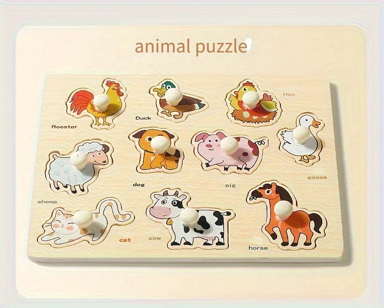 Montessori Geometry Shape Matching Puzzle Board