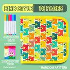 Erasable Reusable Doodle Book Drawing Pad with 12 Watercolor Pens