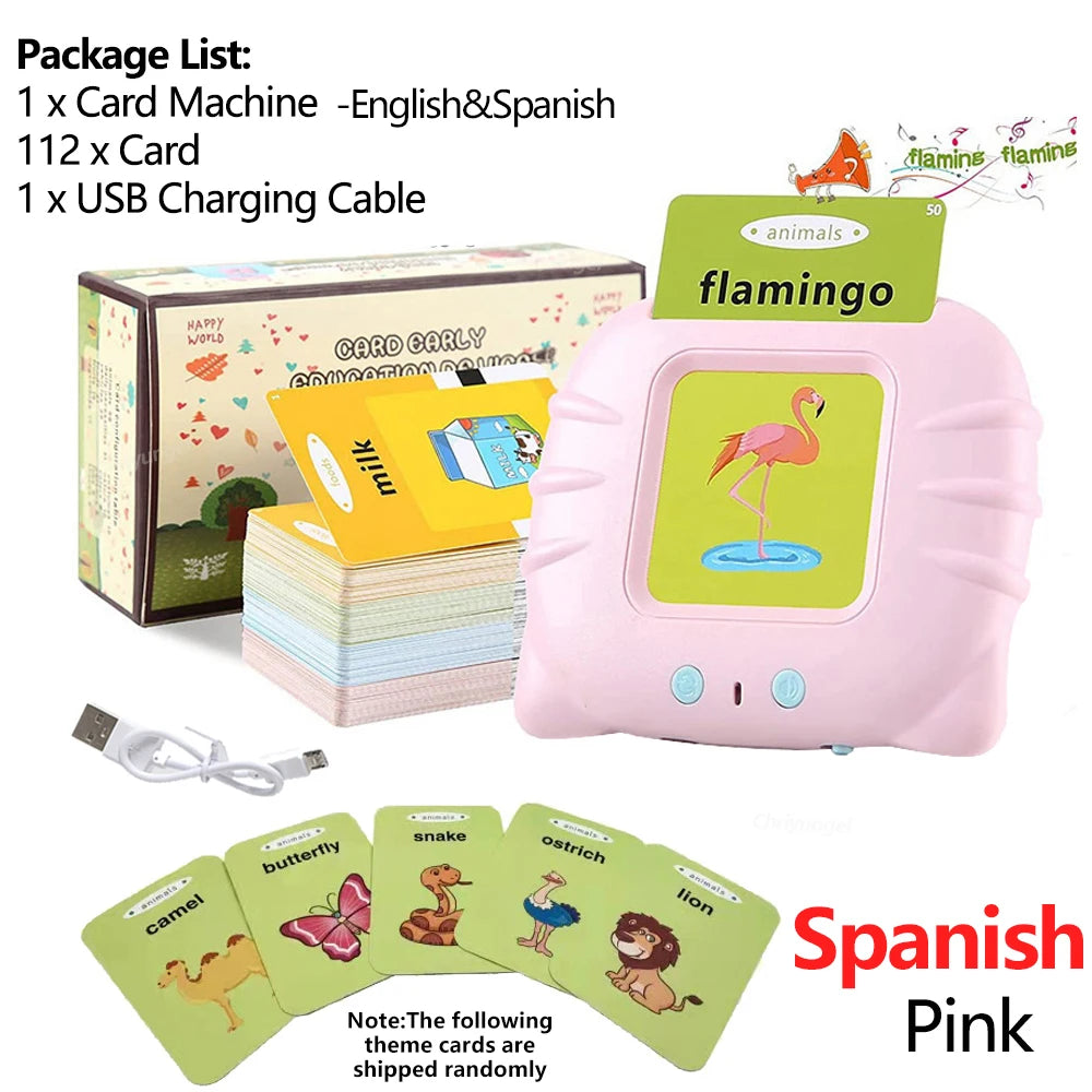 Talking Flash Cards Early Learning Educational Toy for Kids