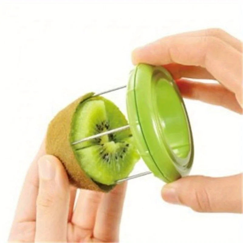 Fast Kiwi Cutter & Peeler – Stainless Steel Fruit Slicer Tool