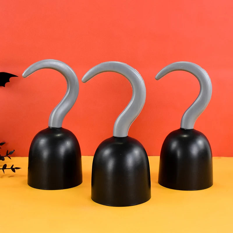 1Pc Halloween Pirate Hook Plastic Pirate Captain Cosplay Costume Accessories Masquerade Party Decoration Supplies Kid Toys Favor