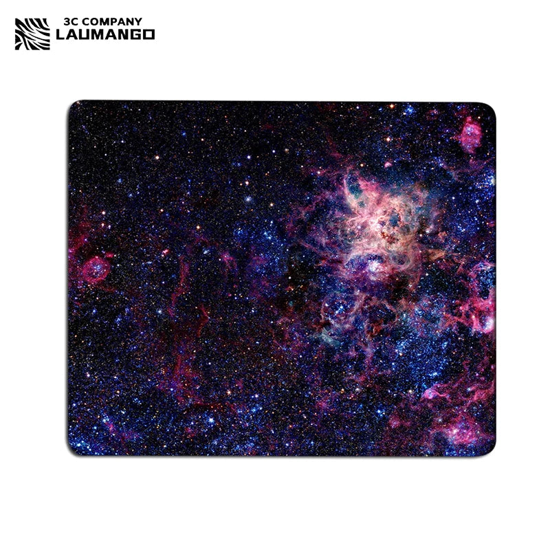 Galaxy Small Gaming Mouse Pad Deskmat Rubber Mat non-slip Anime Mousepad Pc Accessories Desk Protector Kawaii Cute Keyboard Pads
