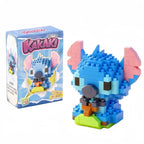 Disney 214 style Winnie LinaBell StellaLou Building Blocks Princess Cartoon Figrues Bricks Children's Assembly Toys Model Gift