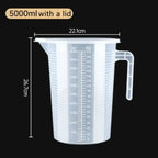 Food Grade Plastic Measuring Cup with Scale – Graduated Kitchen Measuring Jug