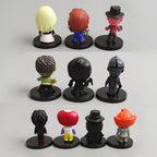HOT 10pcs Anime Horror Film Series Action Figure Model Halloween Doll Gift