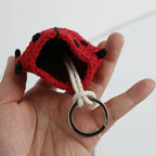Cute Crochet Cactus Keychain Decorative Bag Charm