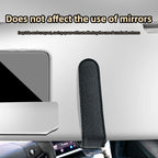 JFBONIN Leather Magnetic Sunglasses Holder Car Sunshade Accessory with Ticket Clip Functional Sunshades Car Accessory