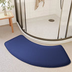 Thickened bathroom absorbent mat curved shower room door mat toilet bathroom foot mat non-slip mat entrance mat