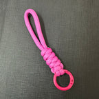 Paracord Braided Keychain Wrist Lanyard for Outdoor Everyday Carry