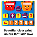 Felt Learning Board Addition and Subtraction Montessori Math Toy