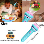 Kids Cartoon Projection Flashlight – Storytelling Projector Toy