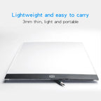 LED Drawing Copy Pad 3-Level Dimmable Light Tracing Board for Kids