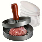 Non Stick Burger Press Patty Maker Metal Hamburger Mold for BBQ Cooking