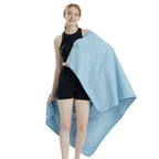 Microfiber Quick Dry Gym Towel Silver ION OdorFree Absorbent Fiber Fast Drying Workout Gear for Body Sweat Working Out Towels