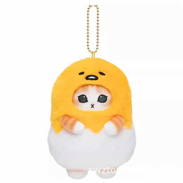 Kawaii Mofusand Sanrio Plush Keychain Anime Bag Charm