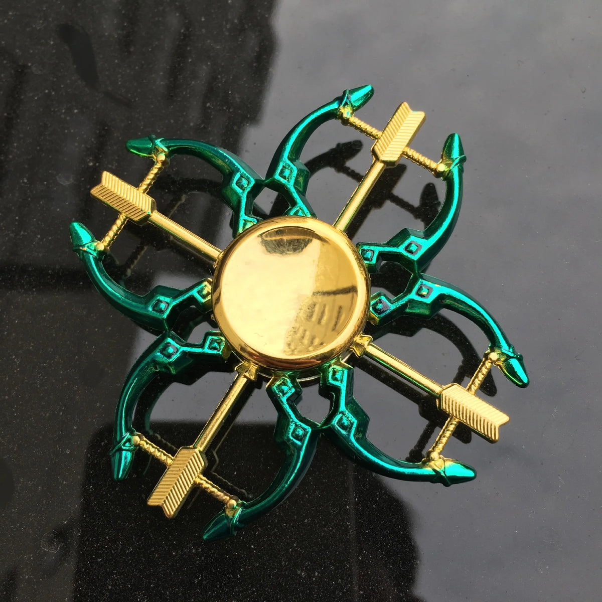 Anime Metal Fidget Spinner Zinc Alloy Silent Stress Relief Toy