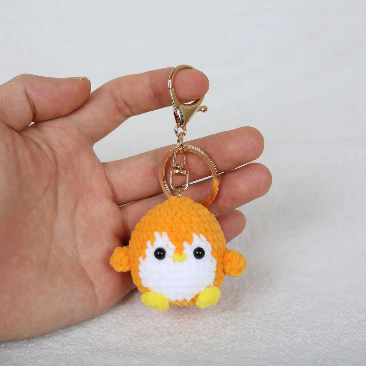Mini Penguin Crochet Keychain Cute Animal Bag Charm