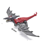 Jurassic Raptor Building Blocks Mini Dinosaur Construction Toy Set