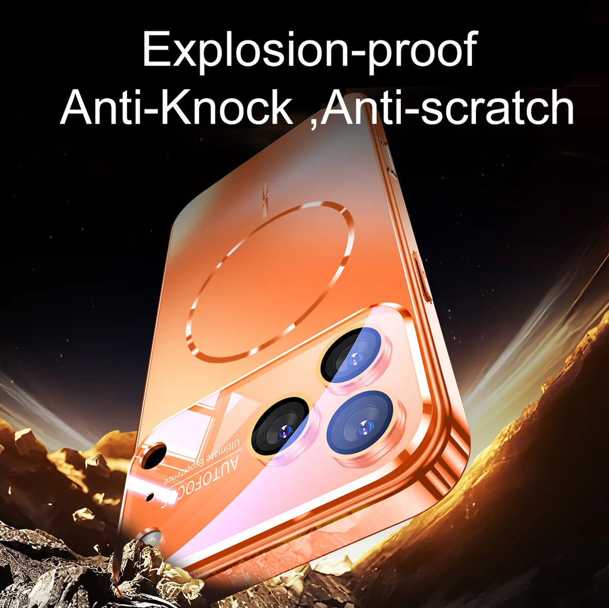 Matte AG Nano Hard Back Phone Case For iPhone 18 Pro 17 16 15 14 Pro Max Air Magnetic For Magsafe Wireless Charging Coque