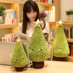 Christmas Tree Plush Toy Pillow – Cute Festive Stuffed Cushion