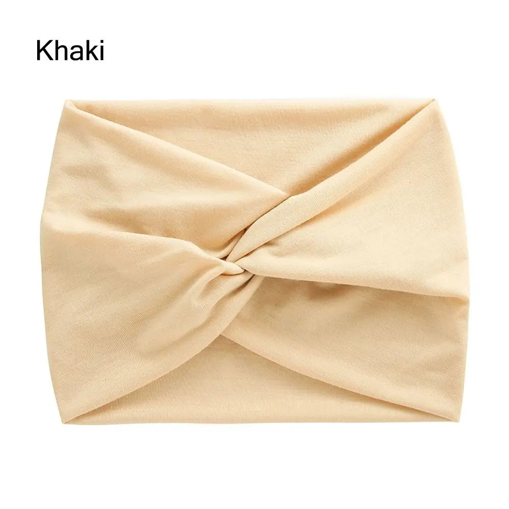 Twisted Extra Wide Turban Workout Headband for Women