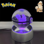 Pokémon 3D Crystal Poké Ball LED Night Light Collectible Figure