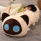 Long Cat Caterpillar Plush Toy – Soft Stuffed Pillow Cushion