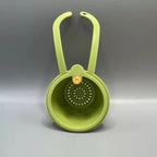 Press Type Drain Basket Food Strainer and Sink Organizer for Kitchen