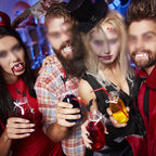 Suit Resin Vampire Teeth Fangs Halloween Props Diy Teeth Plus Glue Teeth Props Cosplay Environmentally Friendly Vampire Party