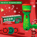 Kids Projector Flashlight Toy Early Education Cognitive Lighting Cartoon Xmas Pattern Fun Projector Children Boy Girl Gift