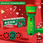 Kids Projector Flashlight Toy Early Education Cognitive Lighting Cartoon Xmas Pattern Fun Projector Children Boy Girl Gift