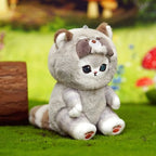 Long Tail Cat Plush Keychain Cute Animal Bag Charm